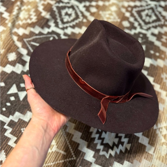 Dark Chocolate Brown Fashion Hat - Picture 1 of 3